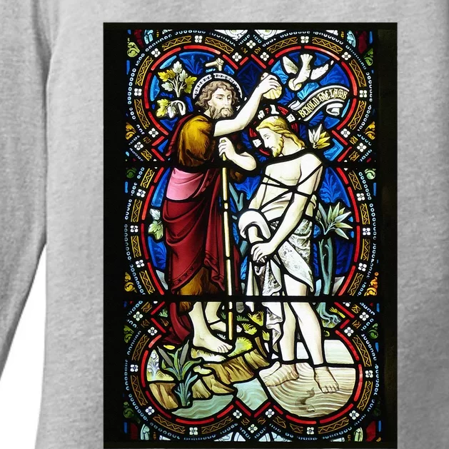 The Baptism Of Jesus Christ Womens CVC Long Sleeve Shirt