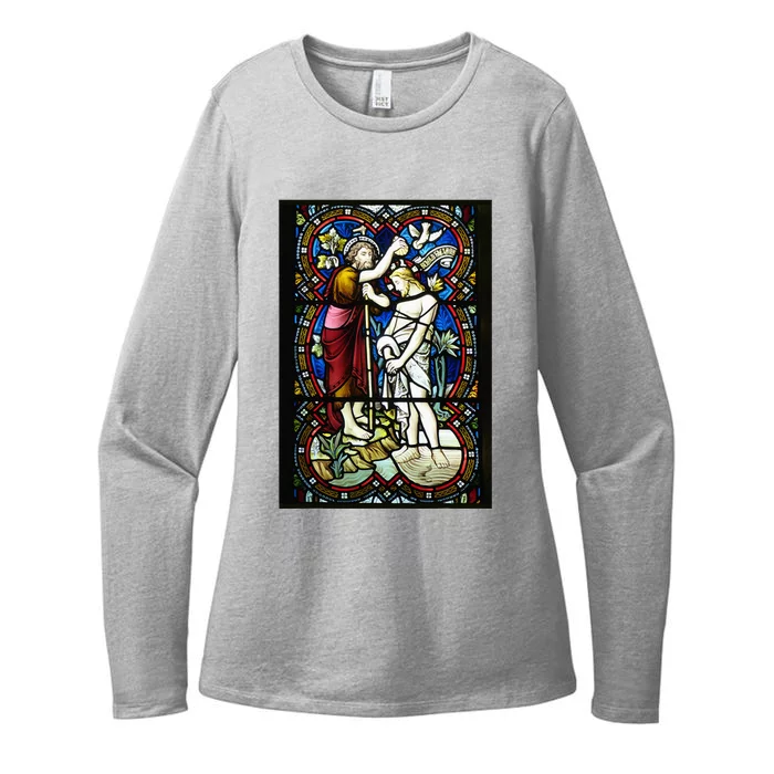 The Baptism Of Jesus Christ Womens CVC Long Sleeve Shirt