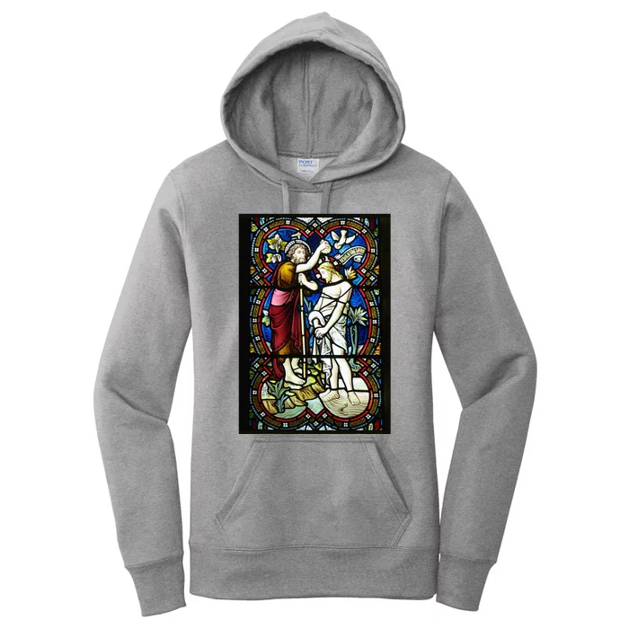 The Baptism Of Jesus Christ Women's Pullover Hoodie