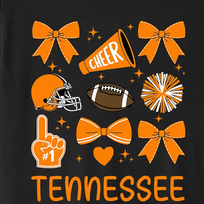 Tennessee Bow Orange For Tn Lovers ChromaSoft Performance T-Shirt