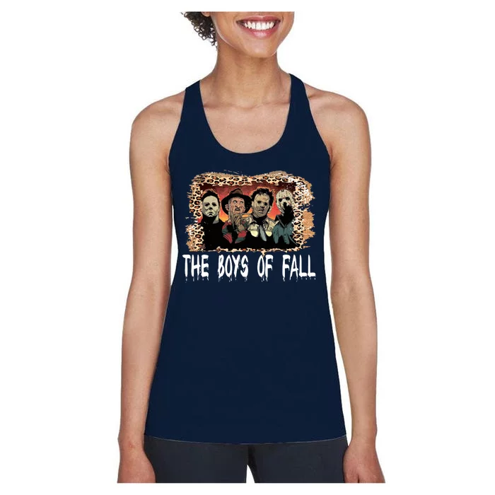 The Boys Of Fall Women's Racerback Tank