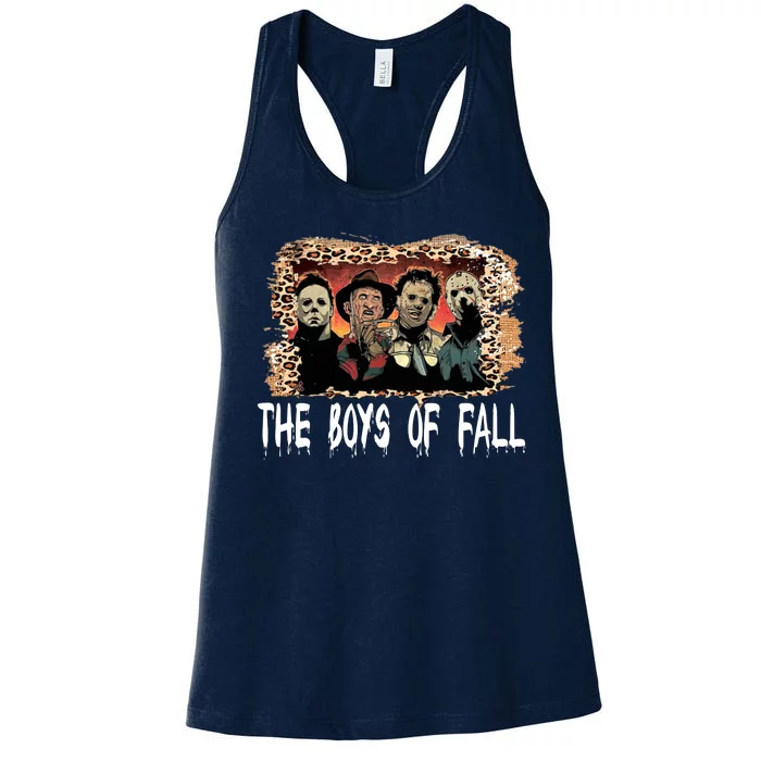 The Boys Of Fall Women's Racerback Tank