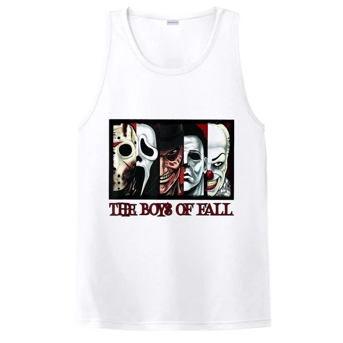 The Boyss Of Fall Horror Films Halloween Performance Tank