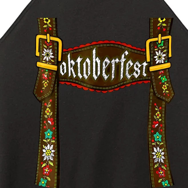 Traditional Bavarian Oktoberfest 24 Lederhosen Beer Drinkin Women’s Perfect Tri Rocker Tank