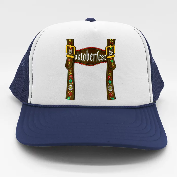 Traditional Bavarian Oktoberfest 24 Lederhosen Beer Drinkin Trucker Hat