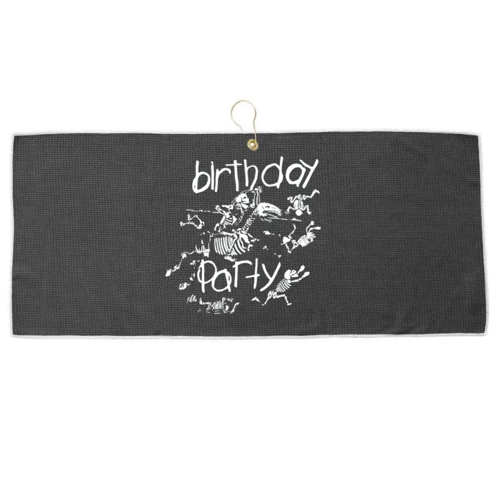 The Birthday Party Screen Printed Large Microfiber Waffle Golf Towel