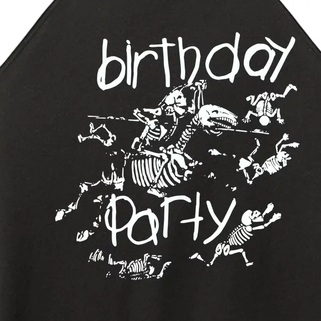 The Birthday Party Screen Printed Women’s Perfect Tri Rocker Tank