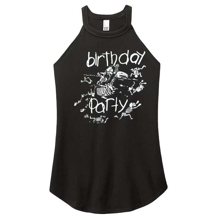 The Birthday Party Screen Printed Women’s Perfect Tri Rocker Tank