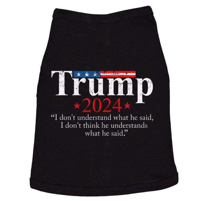 Trump Biden Presidential Debate 2024 Funny Trump Saying Doggie Tank