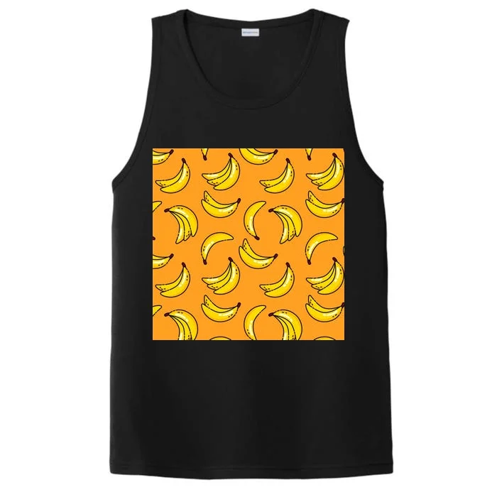 Tropical Banana Pattern Performance Tank