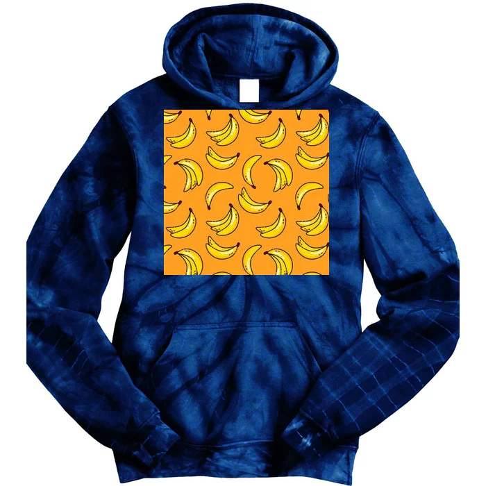 Tropical Banana Pattern Tie Dye Hoodie