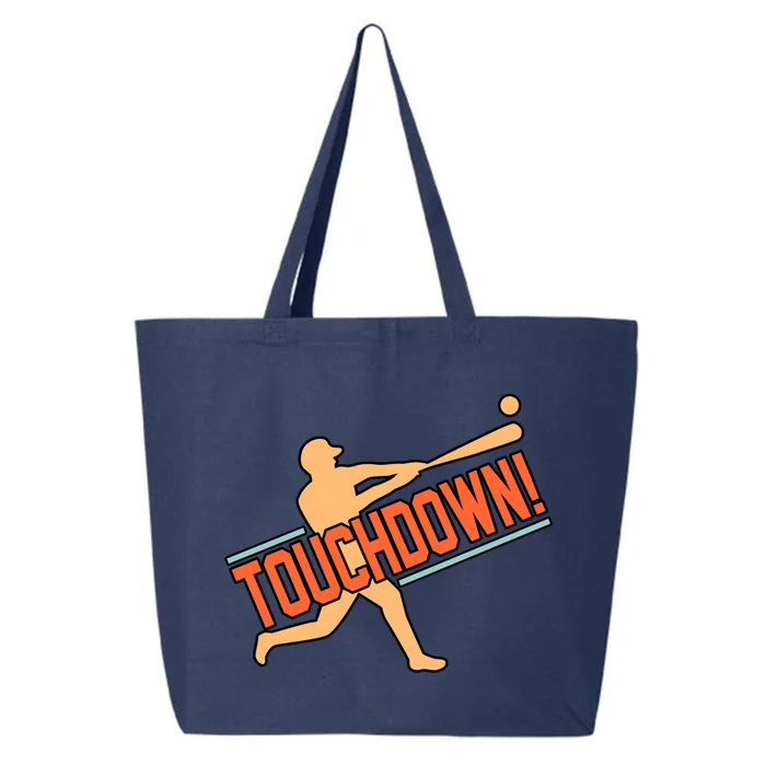 Touchdown Baseball Player Sports Lover Coach Graphic Gift 25L Jumbo Tote