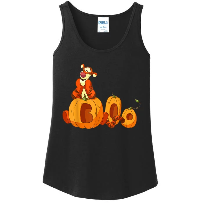 Tigger Boo Pumpkins Ladies Essential Tank