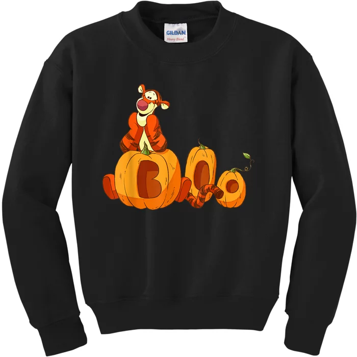 Tigger Boo Pumpkins Kids Sweatshirt