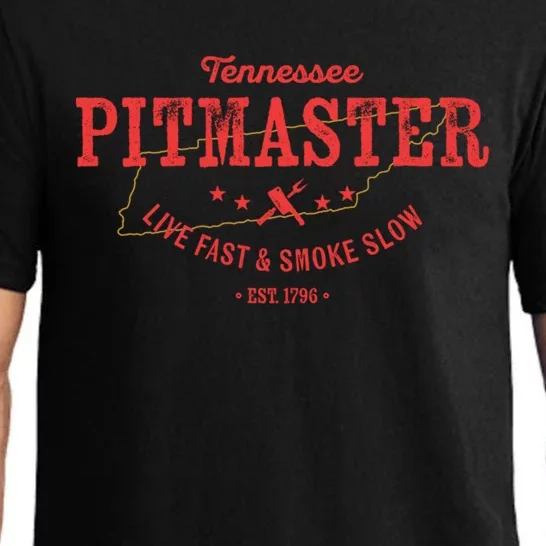 Tennessee Bbq Pitmaster For Meat Smoking Barbecuing Dad Gift Pajama Set