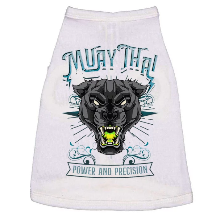 Thai Boxing Power And Precision Muay Thai And Panther Doggie Tank