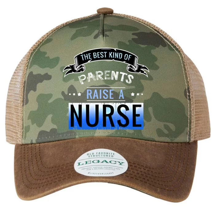 The Best Parents Raise A Nurse Cool Gift Legacy Tie Dye Trucker Hat