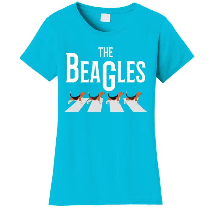 The Beagles Parody Of The Crosswalk Meaningful Gift Women's T-Shirt