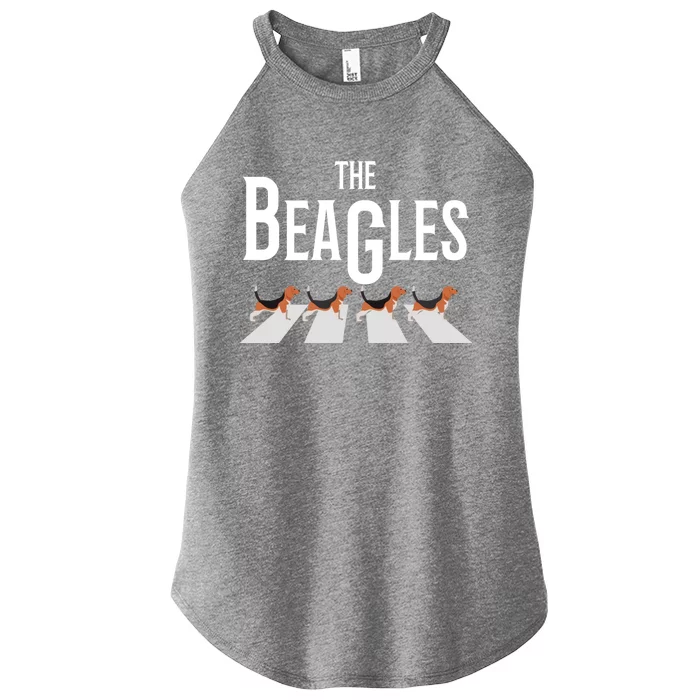 The Beagles Parody Of The Crosswalk Meaningful Gift Women’s Perfect Tri Rocker Tank