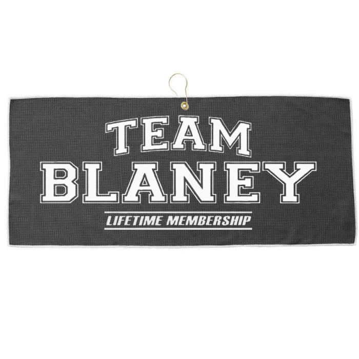 Team Blaney Proud Family Surname Last Name Gift Large Microfiber Waffle Golf Towel