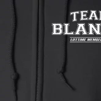 Team Blaney Proud Family Surname Last Name Gift Full Zip Hoodie