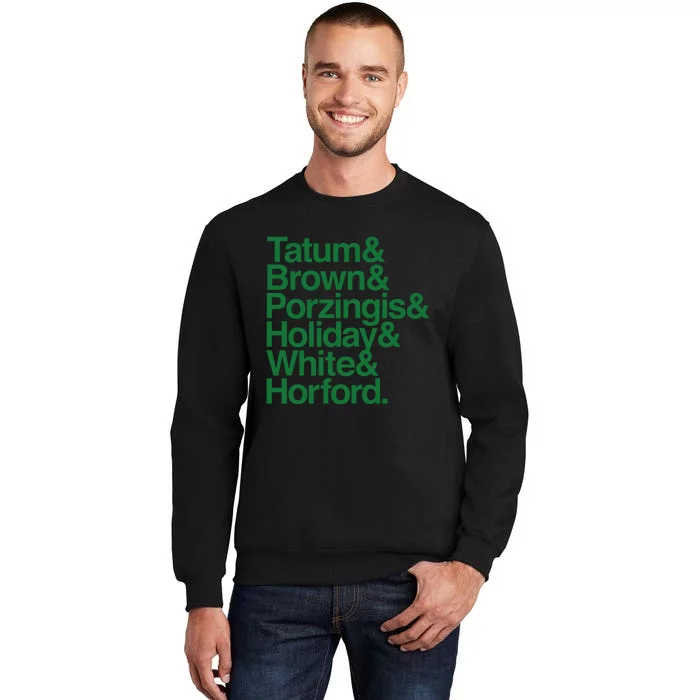 Tatum & Brown & Porzingis & Holiday & White & Horford Sweatshirt