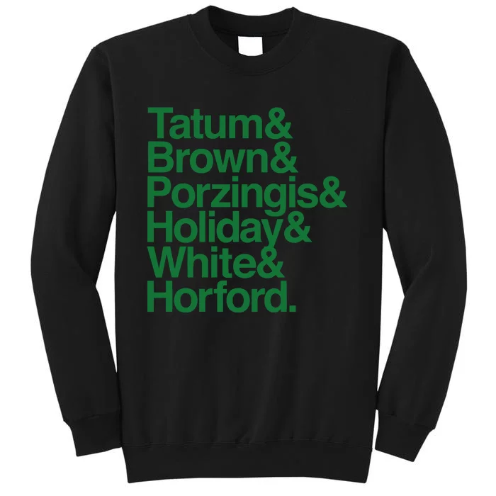 Tatum & Brown & Porzingis & Holiday & White & Horford Sweatshirt