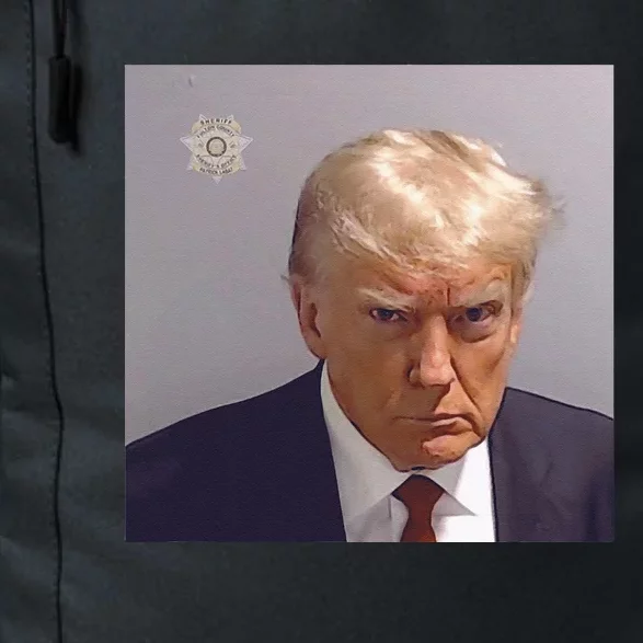 The Booking Photo Of Donald Trump Daily Commute Backpack