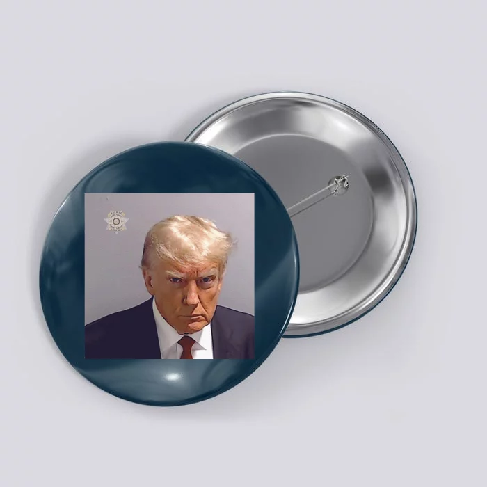 The Booking Photo Of Donald Trump Button