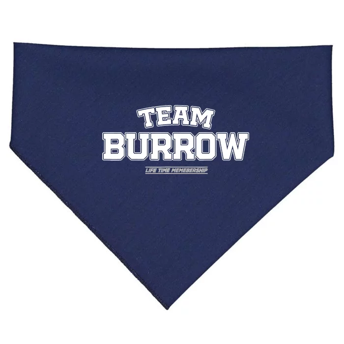 Team Burrow Proud Family Surname, Last Name Team Burrow USA-Made Doggie Bandana