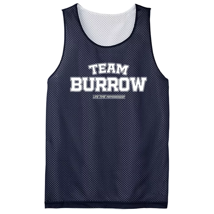 Team Burrow Proud Family Surname, Last Name Team Burrow Mesh Reversible Basketball Jersey Tank