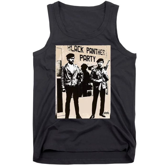 The Black Party Self Defense Vintage Black History Tank Top