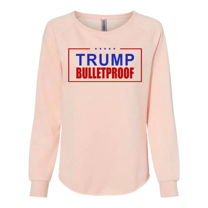 Trump Bulletproof Pro Trump America Womens California Wash Sweatshirt