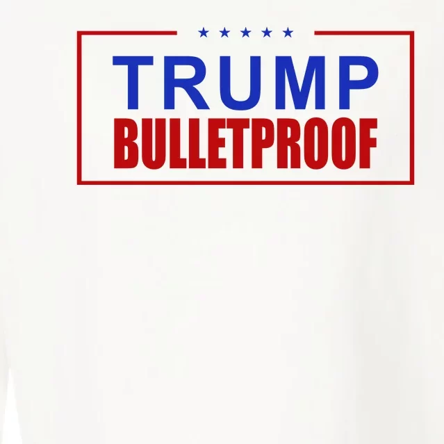 Trump Bulletproof Pro Trump America Cropped Pullover Crew