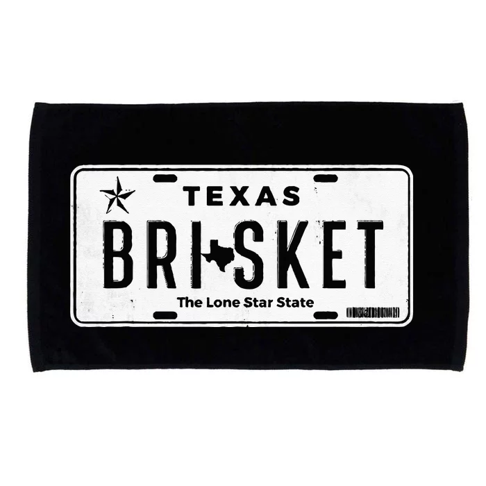 Texas Brisket Pitmaster BBQ Lover Smoker Grilling Microfiber Hand Towel