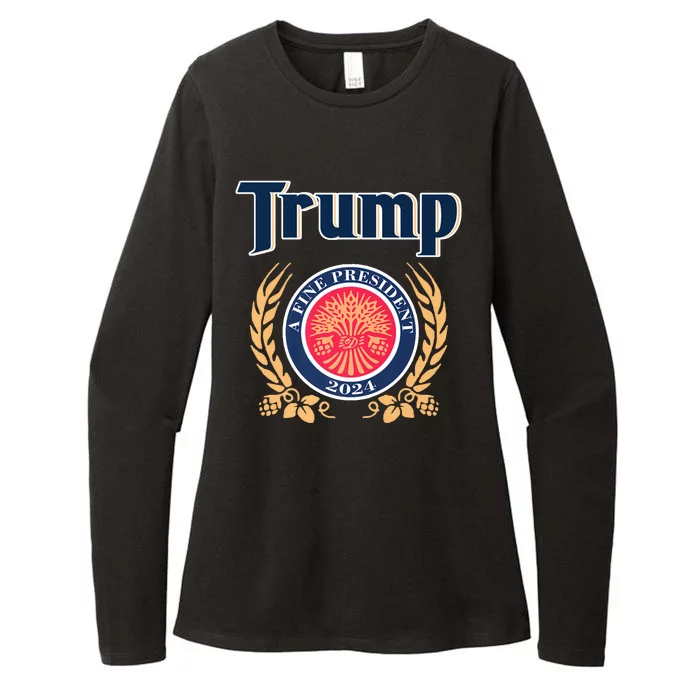 Trump Best President A Fine President 2024 2028 Womens CVC Long Sleeve Shirt