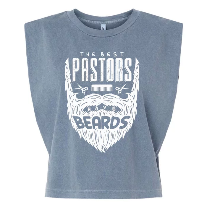 The Best Pastors Have Beards Funny Appreciation Gift For Garment-Dyed Women's Muscle Tee