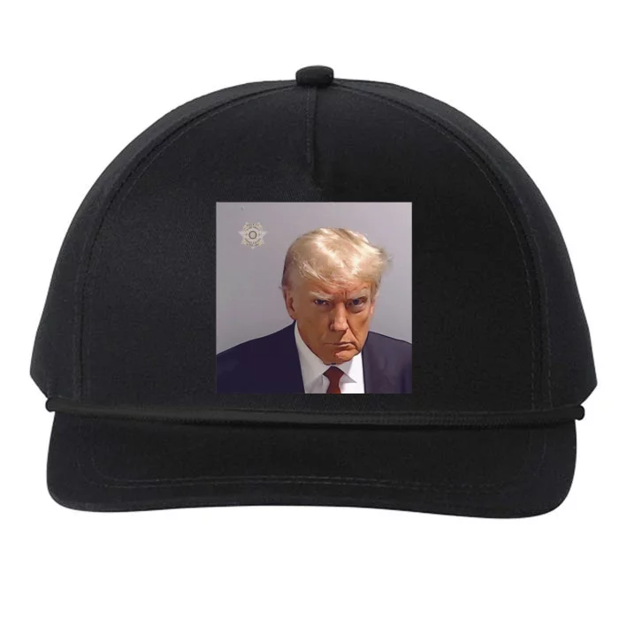 The Booking Photo Of Donald Trump Snapback Five-Panel Rope Hat