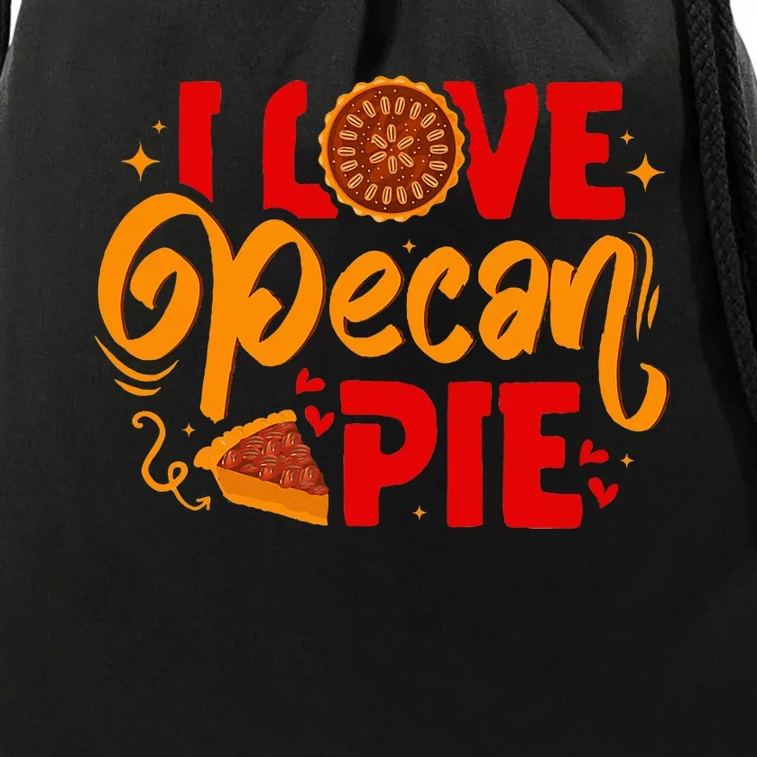 Thanksgiving Baking Pecan Pie Lover Drawstring Bag