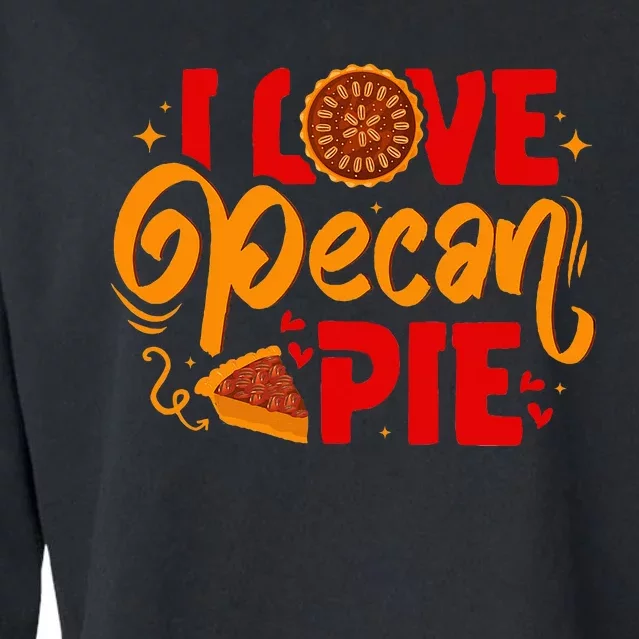 Thanksgiving Baking Pecan Pie Lover Cropped Pullover Crew