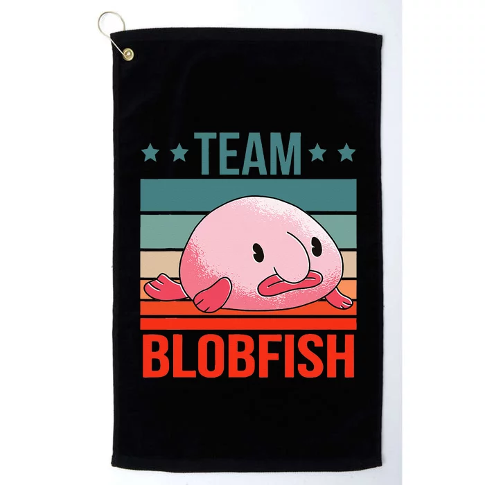 Team Blobfish Quote Deep Sea Fish Blobfish Platinum Collection Golf Towel