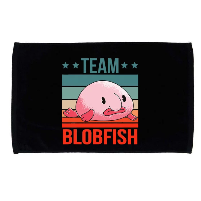 Team Blobfish Quote Deep Sea Fish Blobfish Microfiber Hand Towel