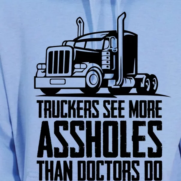 Trucker Big Rig Semigifttrailer Truck Driver Funny Trucker Cool Gift Unisex Surf Hoodie