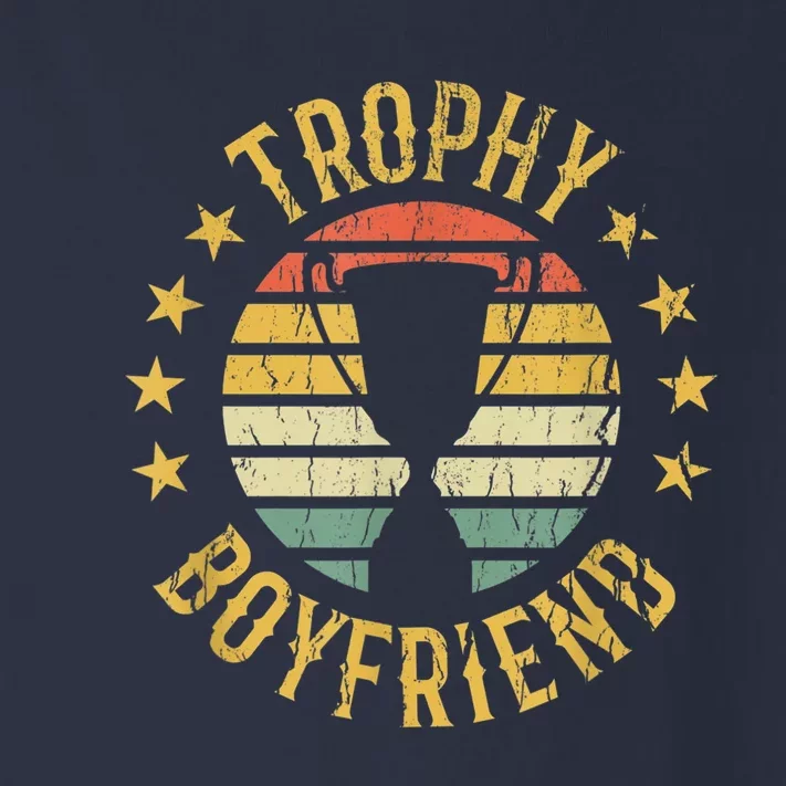 Trophy Boyfriend Retro Clothes Gift For Girlfriend Cute Valentine Gift Toddler Long Sleeve Shirt