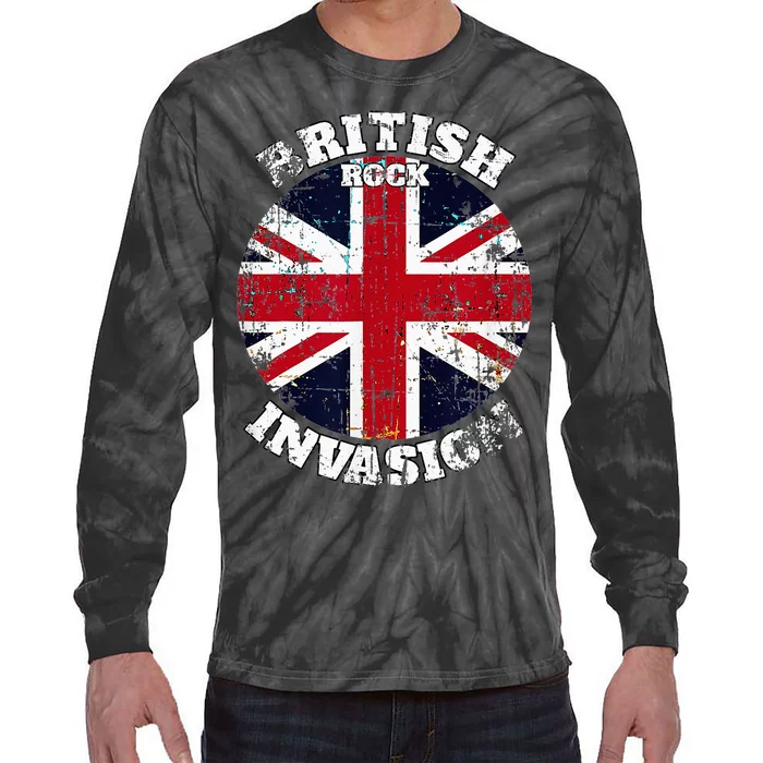 The British Rock Music Invasion Tie-Dye Long Sleeve Shirt