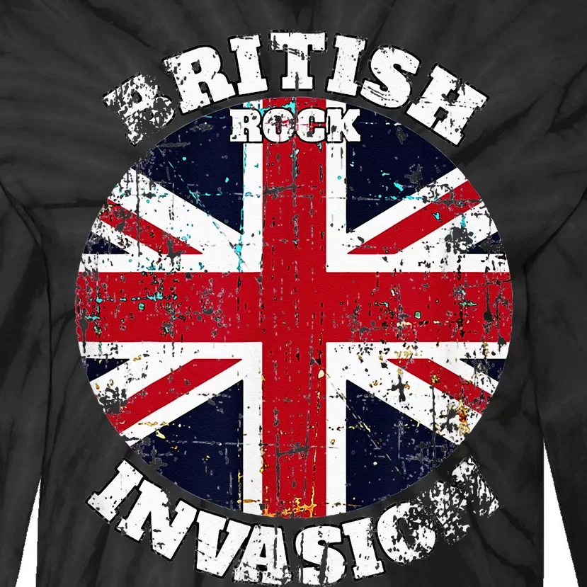 The British Rock Music Invasion Tie-Dye Long Sleeve Shirt