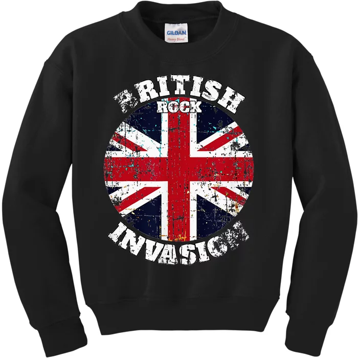 The British Rock Music Invasion Kids Sweatshirt