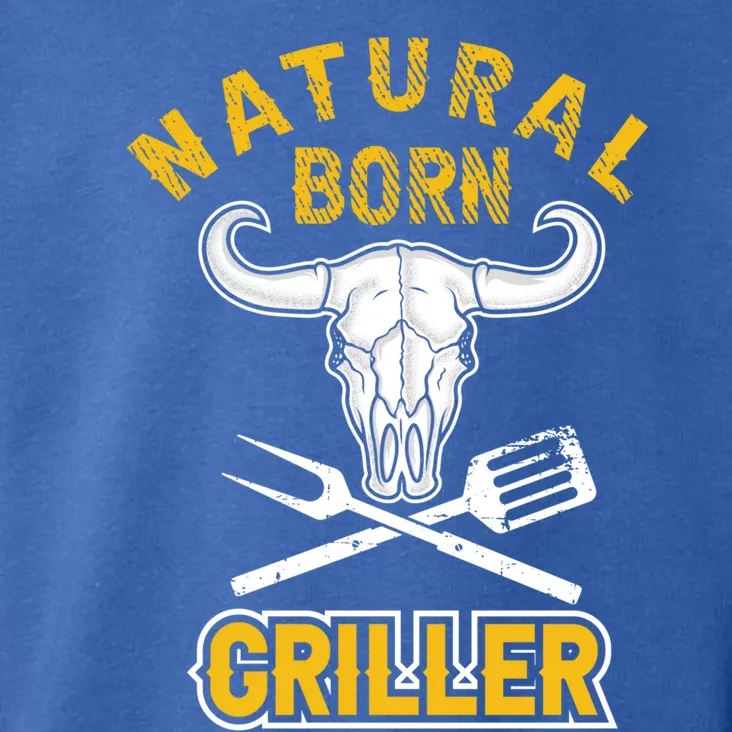 Tee Bbq Retro Grilling Beef Design Natural Born Griller Gift Toddler Hoodie