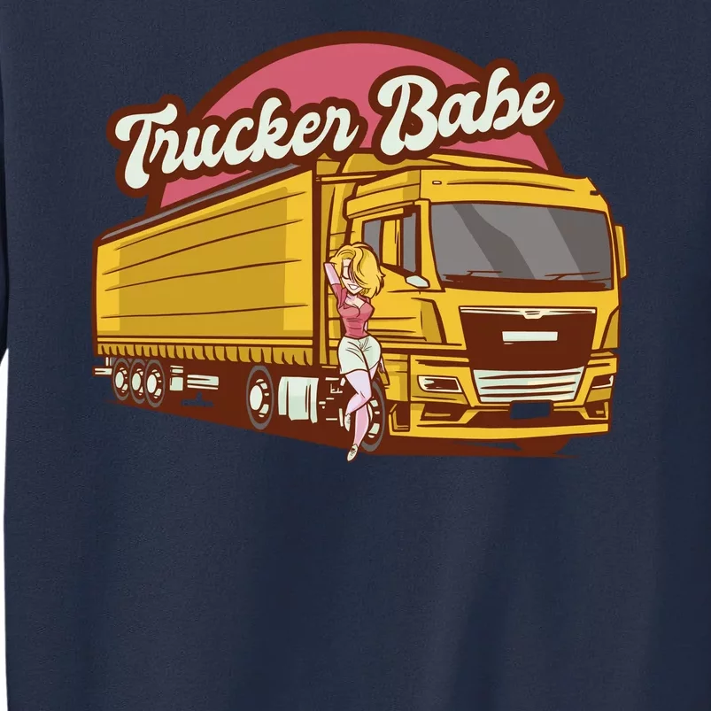 Trucker Babe Retro Sweatshirt