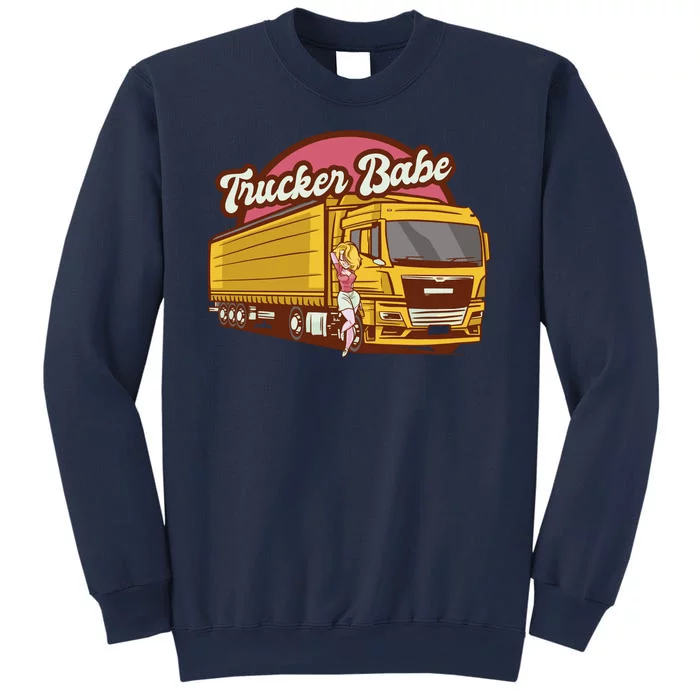 Trucker Babe Retro Sweatshirt